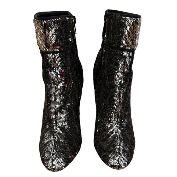 Christian Louboutin • Multicolor Sequin Party Boot Sz 38.5 - Picture 15 of 16